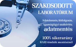 Adatmentés (adatvissza) RAID tömbökről: 100% siker